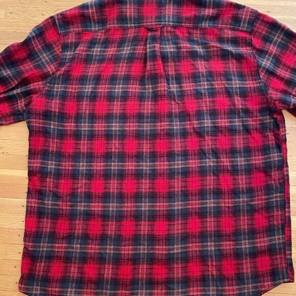 Woolrich red/green vintage plaid flannel - Picture 4 of 4